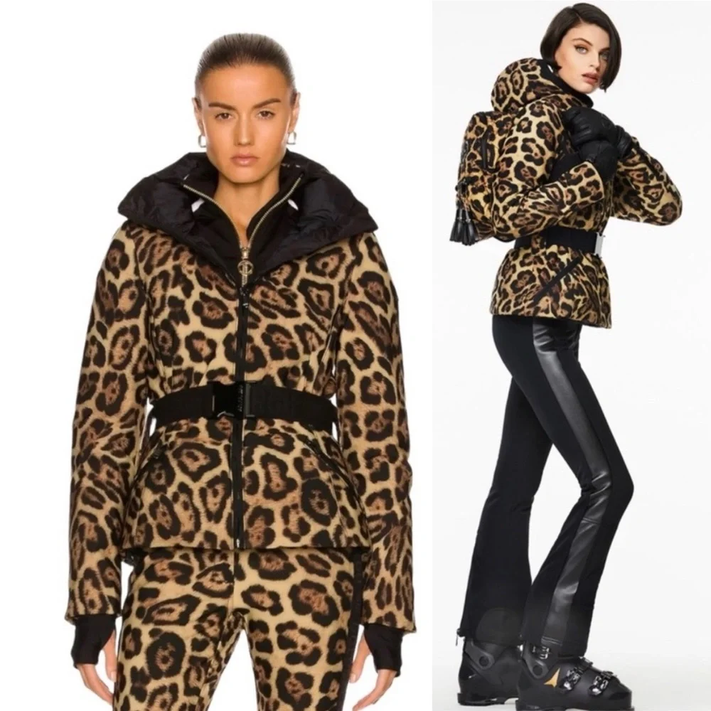 Goldbergh x Revolve Women’s Hooded Fierce Winter Jacket, Brown, US 10 - Picture 6 of 15